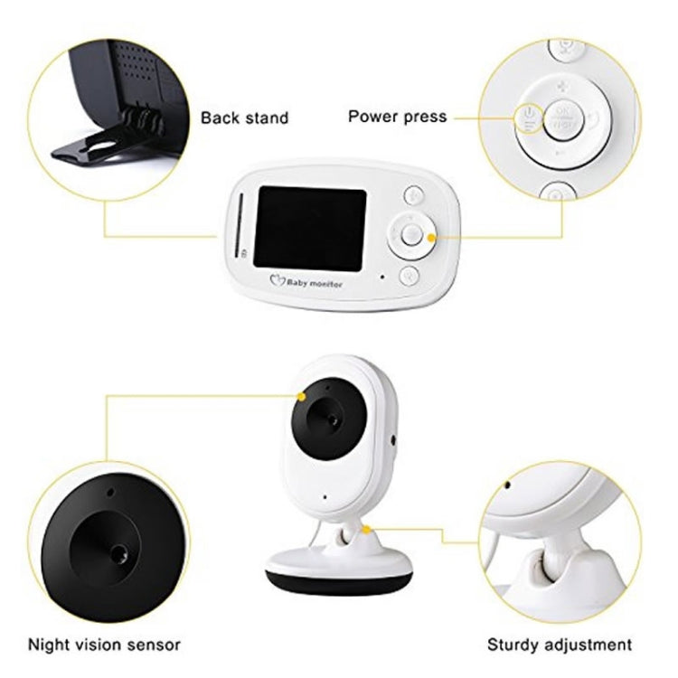 BM-SP820 2.4 inch LCD 2.4GHz Wireless Surveillance Camera Baby Monitor with 7-IR LED Night Vision, Two Way Voice Talk, BM-SP820 BM-SP820 2.4 inch LCD 2.4GHz Wireless Surveillance Camera Baby Monitor with 7-IR LED Night Vision, Two Way Voice Talk, BM-SP820